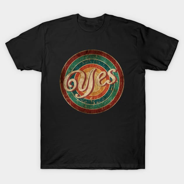 Circle Classic art - Yes T-Shirt by PREMAN PENSIUN PROJECT